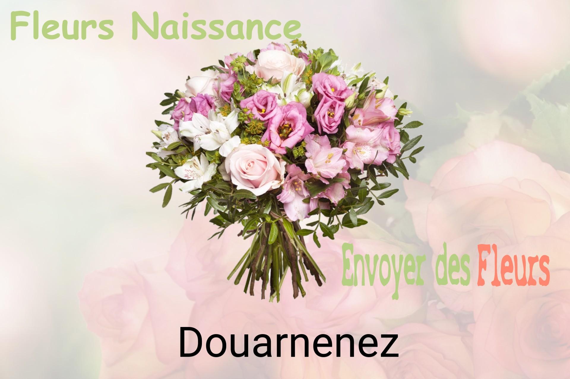 Bouquet de fleurs de naissance livré à Douarnenez